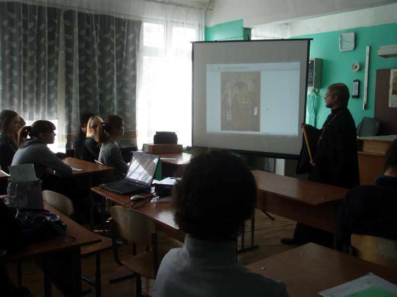 Встреча-беседа в средней школе №1 города Дрезны